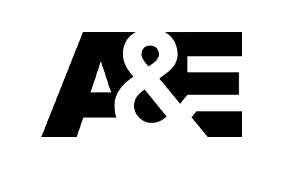 Logo do canal A&E.