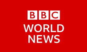 Logo do canal BBC World News.