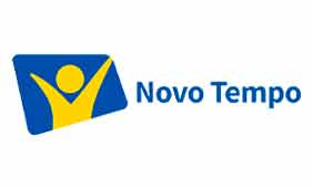 Logo do canal Novo Tempo.