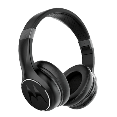 Imagem do Fone de ouvido Motorola Escape 220, na cor preta.